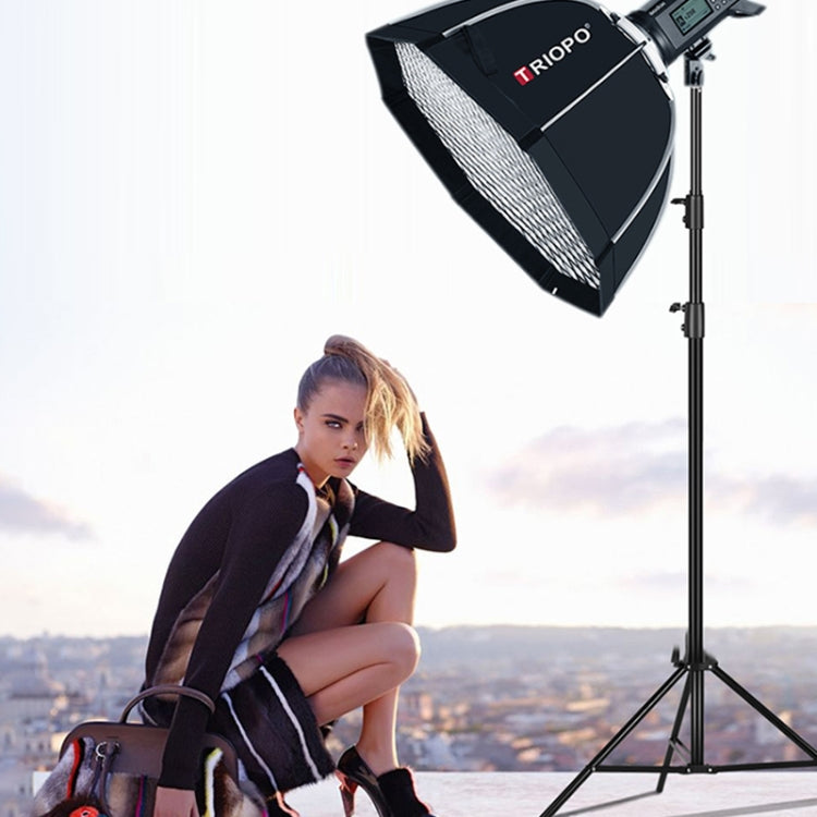TRIOPO S120 diámetro 120cm rejilla de panal octagonal Softbox difusor Reflector para estudio Speedlite Flash Softbox, Diameter 120cm