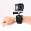 GP278 3 en 1 Correas para mano, muñeca, brazo, pierna, soporte de rotación de 360 grados para GoPro Hero11 Black / HERO10 Black / HERO9 Black / HERO8 Black / HERO7 /6/5/5 Session /4 Session /4/3+ /3/2/1, Insta360 ONE R, DJI Osmo Action y otras cámara...