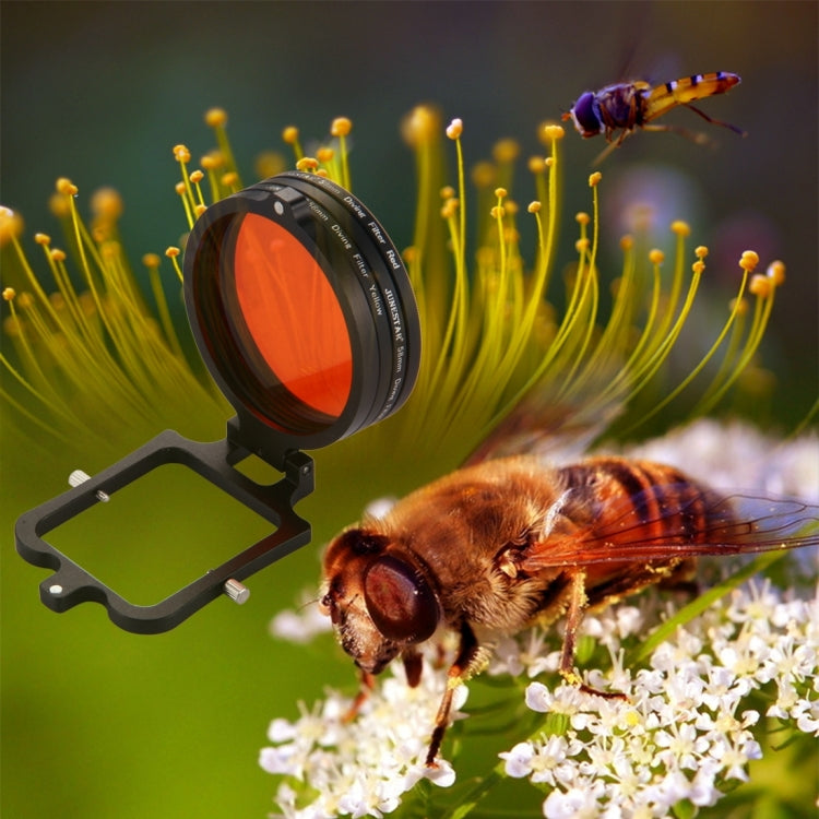 Filtro de lente de buceo amarillo + rojo + morado de 58 mm para GoPro HERO7 Black / 6/5, 58mm 3-color Diving Lens