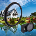 Filtro de lente UV de círculo redondo 3 en 1 de 52 mm con tapa para GoPro HERO7 Black / 6/5, 52mm UV Lens