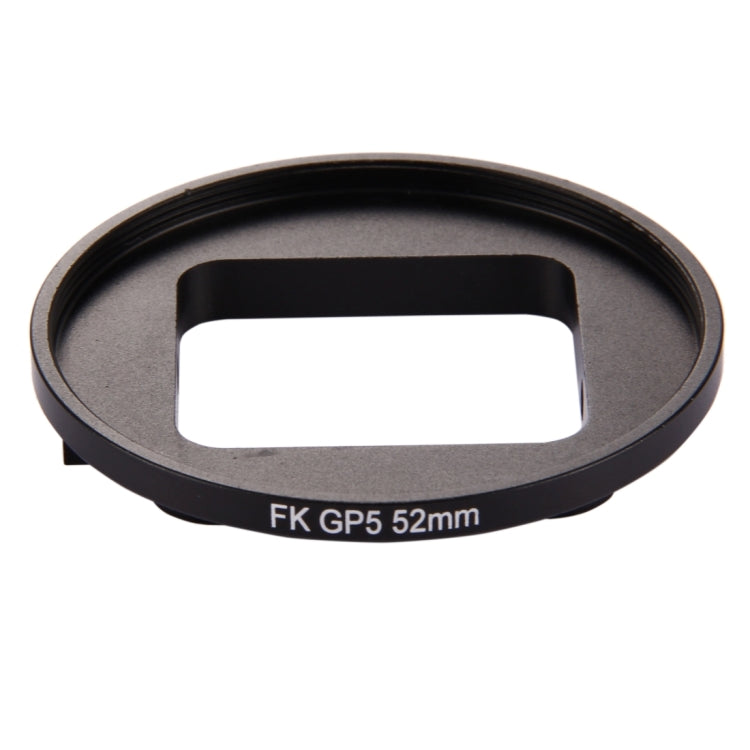 Filtro de lente UV de círculo redondo 3 en 1 de 52 mm con tapa para GoPro HERO7 Black / 6/5, 52mm UV Lens