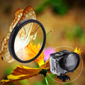 Filtro de lente de primer plano 10X 2 en 1 de 58 mm para GoPro HERO7 Black/6/5, 58mm Close-Up Lens