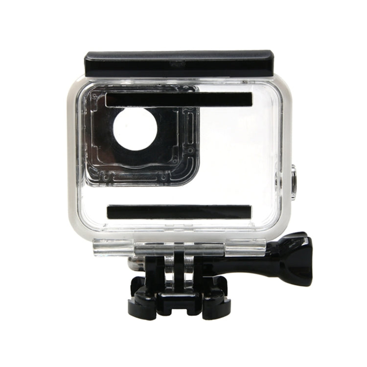 Para GoPro HERO6 /5 funda protectora impermeable + cubierta trasera hueca con hebilla montaje básico y tornillo, Waterproof Housing