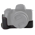 Base de media caja para cámara de cuero PU con rosca de 1/4 de pulgada para Canon EOS M50 / M50 Mark II, For Canon EOS M50