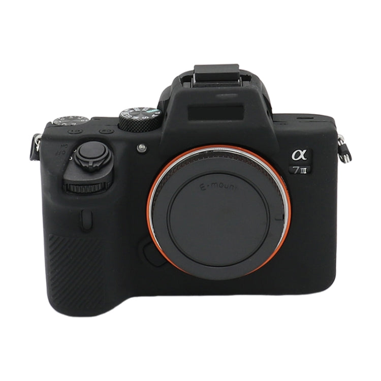Para Sony A7III / A7S3 / A7RIII / A7SIII Funda protectora de silicona suave, For Sony A7 III / ILCE-7M3 / A7R III