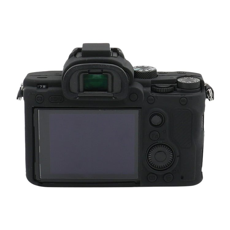 Para Sony A7III / A7S3 / A7RIII / A7SIII Funda protectora de silicona suave, For Sony A7 III / ILCE-7M3 / A7R III