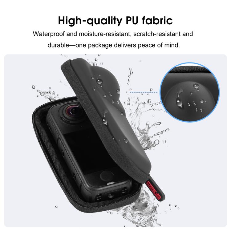 Bolsa de transporte y almacenamiento de PU para cámara Insta360 X4 Air STARTRC, For Insta360 X4 Air
