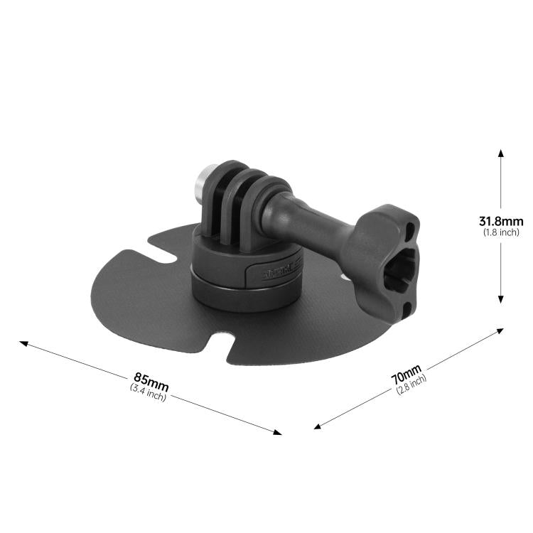 Soporte adhesivo flexible STARTRC para casco, compatible con GoPro, Insta360, DJI y otras cámaras de acción., Adhesive Mount