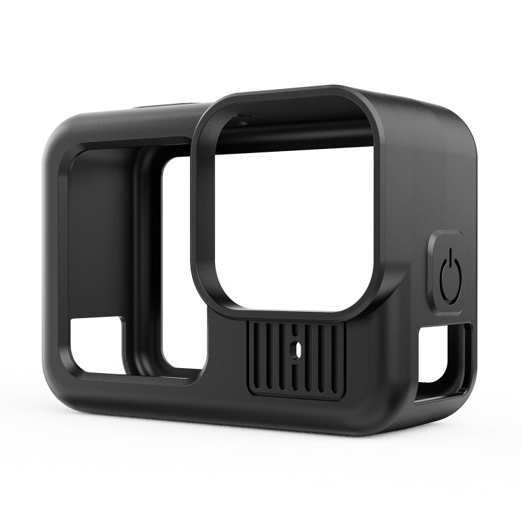 Funda protectora de silicona negra con correa para la muñeca y cubierta para lente para GoPro HERO13, For GoPro HERO13 Black