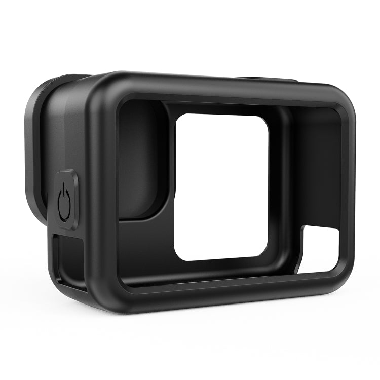 Funda protectora de silicona negra con correa para la muñeca y cubierta para lente para GoPro HERO13, For GoPro HERO13 Black
