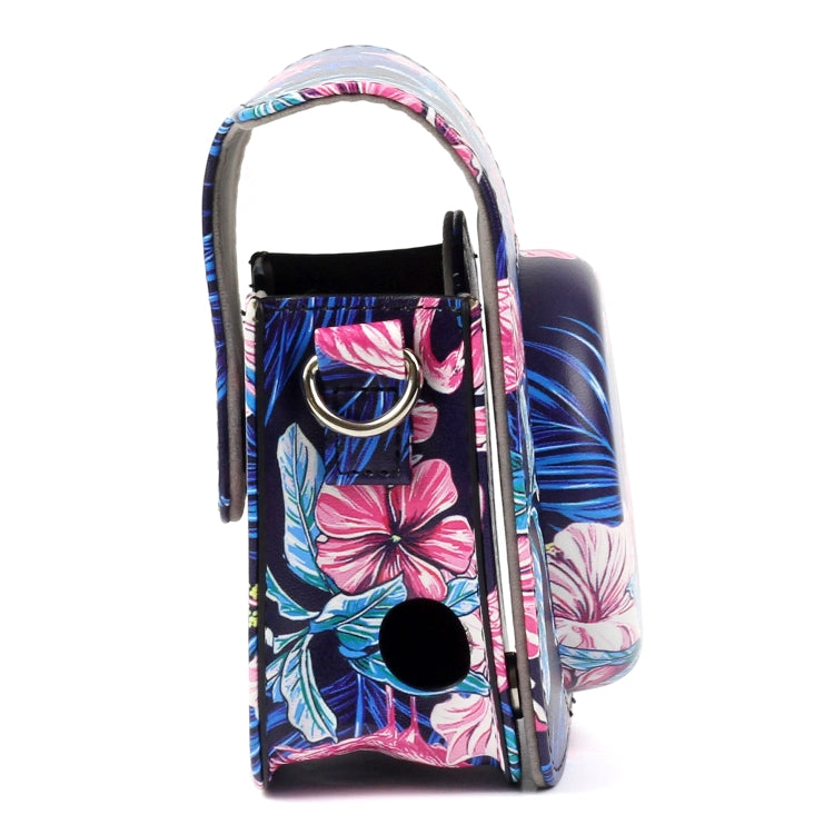 Funda protectora de cuero PU con diseño de flamenco para cámara FUJIFILM Instax Mini90, Flamingo