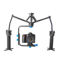 Estabilizador de araña YELANGU YLG-0108F con placa de liberación rápida para videocámara DV cámara de vídeo DSLR