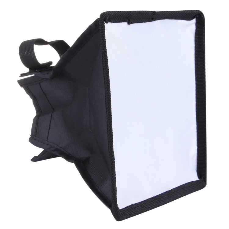 Caja suave plegable para flash portátil, sin soporte para luz de flash, tamaño: 15 x 17 cm (negro + blanco), 15x17cm Rectangle