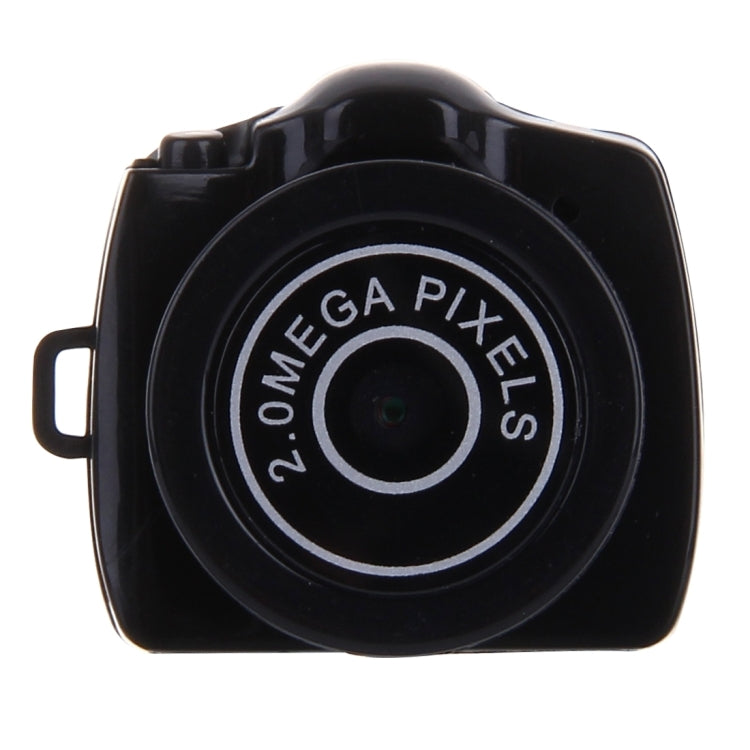 Y2000 HD Deportes al aire libre Ultra-Mini DV Videocámara con grabadora de video digital de bolsillo, compatible con tarjeta Micro SD / TF de 32 GB como máximo (negro), Y2000
