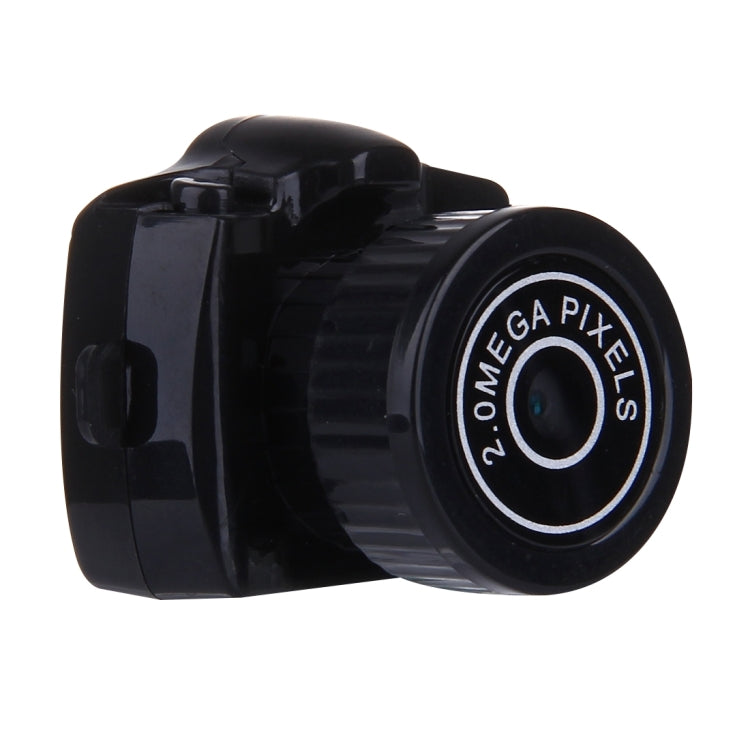 Y2000 HD Deportes al aire libre Ultra-Mini DV Videocámara con grabadora de video digital de bolsillo, compatible con tarjeta Micro SD / TF de 32 GB como máximo (negro), Y2000
