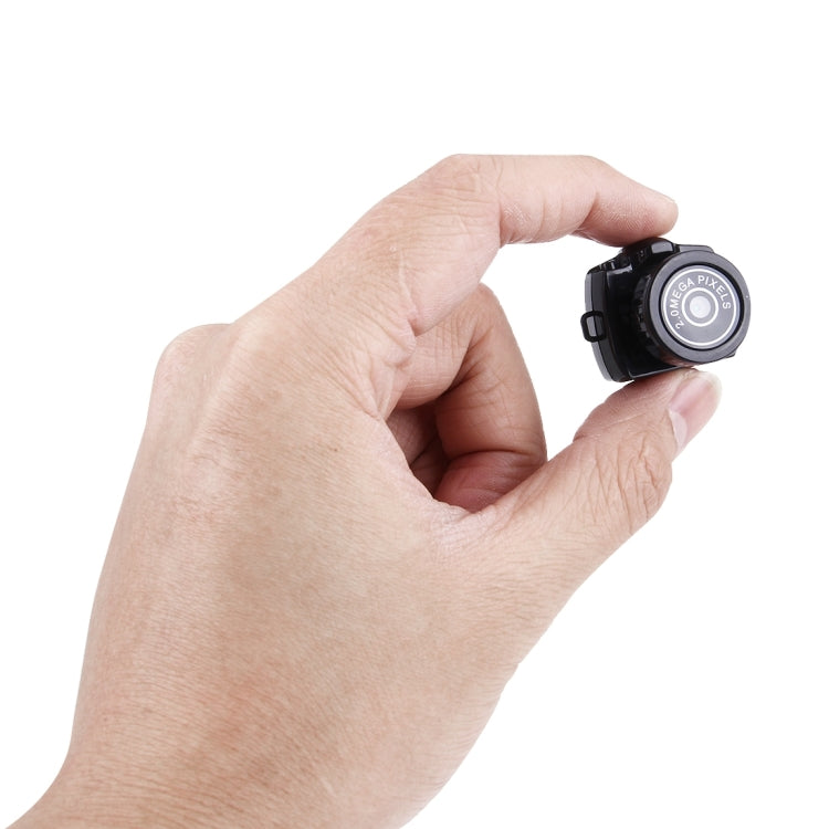 Y2000 HD Deportes al aire libre Ultra-Mini DV Videocámara con grabadora de video digital de bolsillo, compatible con tarjeta Micro SD / TF de 32 GB como máximo (negro), Y2000