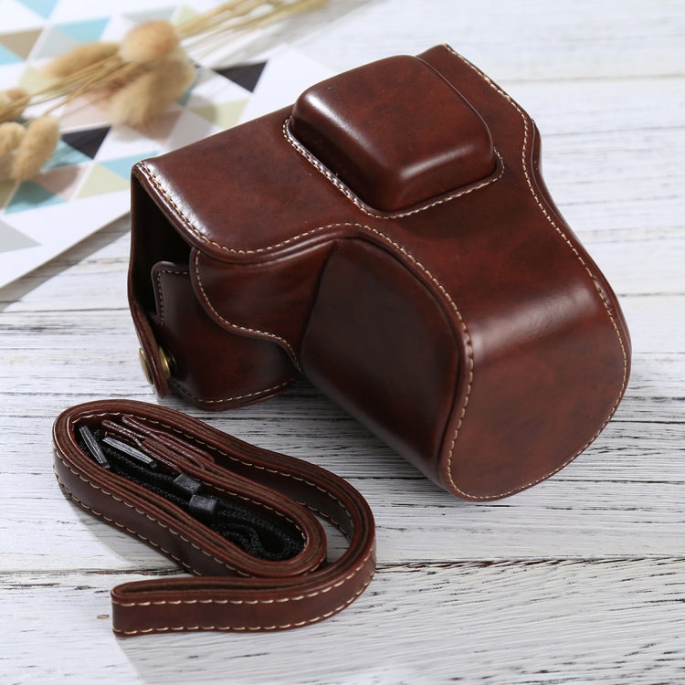 Funda de cuero PU para cámara de cuerpo completo con correa para Olympus EPL7 / EPL8, For Olympus EPL8
