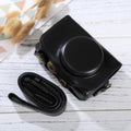 Funda de cuero PU para cámara de cuerpo completo con correa para Canon PowerShot SX730 HS / SX720 HS, For SX730 HS