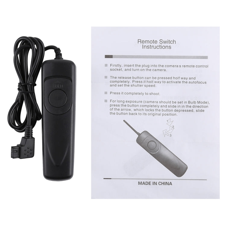 Cuely RM-S1AM Cable disparador remoto para Sony A900 / A700 / A350, RM-S1AM