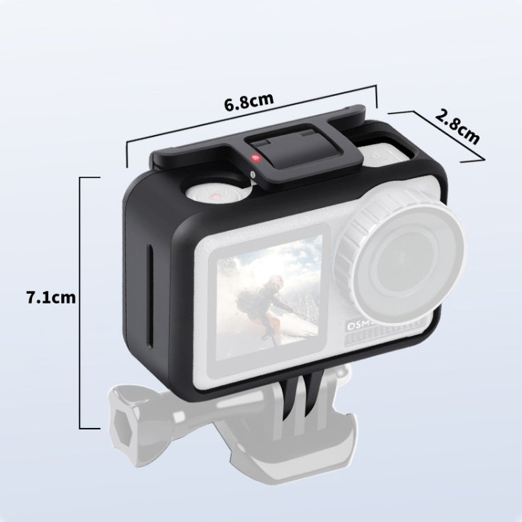 Cámara deportiva PC + ABS Funda protectora a prueba de golpes para DJI Osmo Action 1, PC+ABS