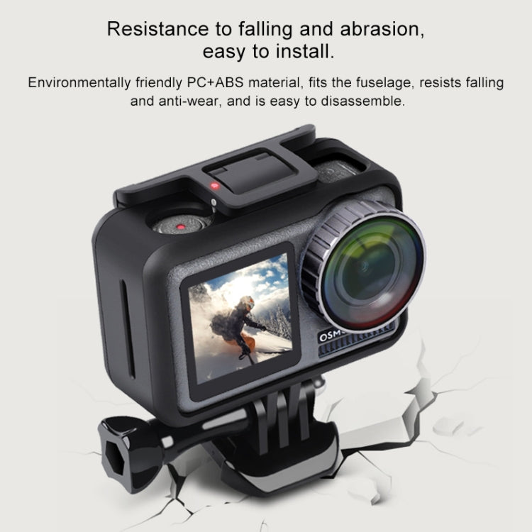 Cámara deportiva PC + ABS Funda protectora a prueba de golpes para DJI Osmo Action 1, PC+ABS