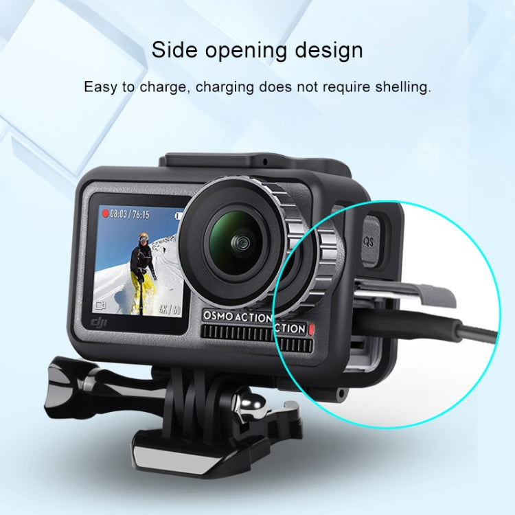 Cámara deportiva PC + ABS Funda protectora a prueba de golpes para DJI Osmo Action 1, PC+ABS