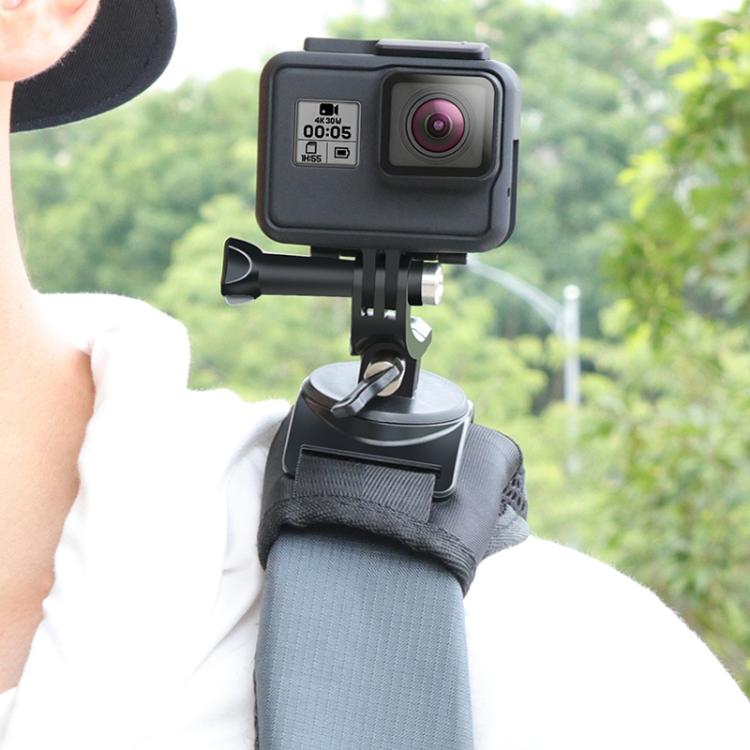 Mochila con cierre de gancho y bucle Rec-Mounts Soporte de abrazadera con clip con tornillo para GoPro HERO9 Black / HERO8 Black /7/6/5/5 Session /4 Session /4/3+ /3/2/1, DJI Osmo Action, Xiaoyi yOtras cámaras de acción