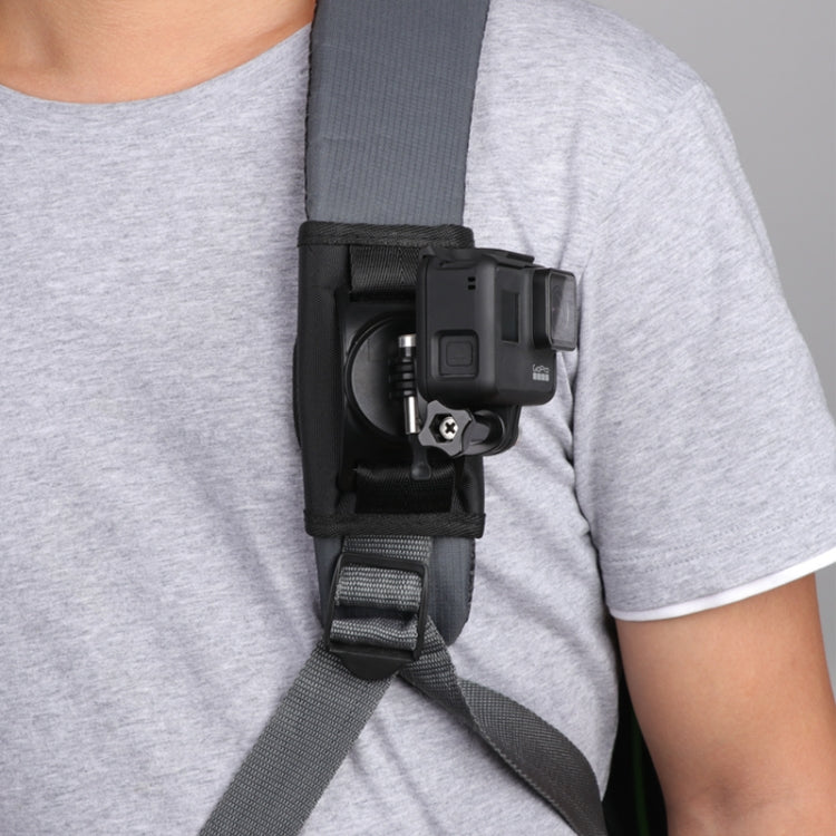 Mochila con cierre de gancho y bucle Rec-Mounts Soporte de abrazadera con clip con tornillo para GoPro HERO9 Black / HERO8 Black /7/6/5/5 Session /4 Session /4/3+ /3/2/1, DJI Osmo Action, Xiaoyi yOtras cámaras de acción