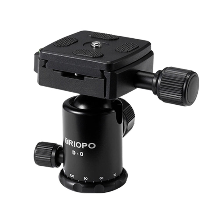 TRIOPO T226 Trípode portátil ajustable de aleación de aluminio con cabezal esférico D-0 para cámara SLR, T226