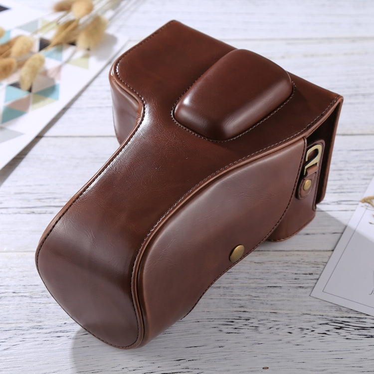 Funda de cuero PU para cámara de cuerpo completo para Nikon D5300 / D5200 / D5100 (lente de 18-55 mm / 18-105 mm / 18-140 mm), For D5300