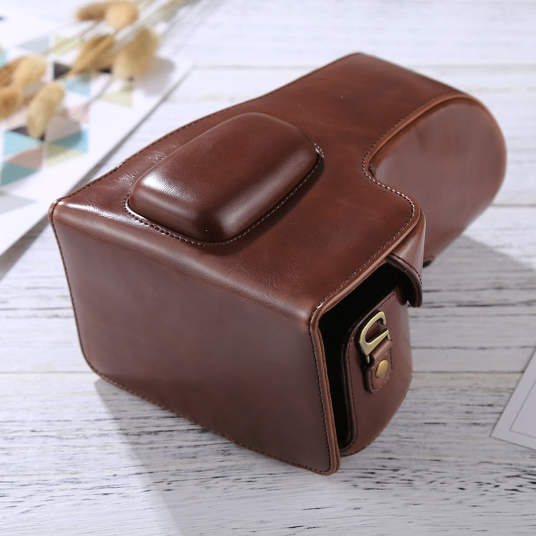 Funda de cuero PU para cámara de cuerpo completo para Nikon D5300 / D5200 / D5100 (lente de 18-55 mm / 18-105 mm / 18-140 mm), For D5300