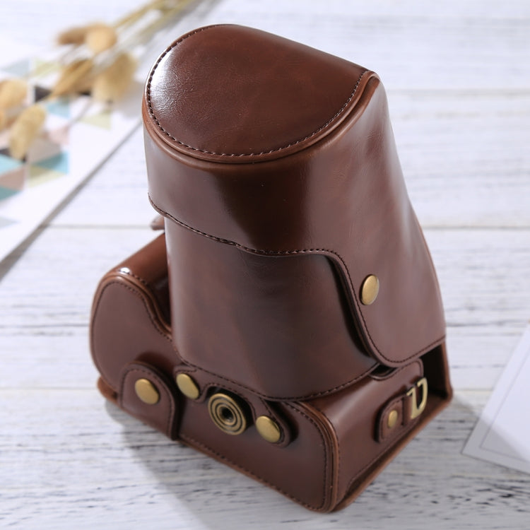 Funda de cuero PU para cámara de cuerpo completo para Nikon D5300 / D5200 / D5100 (lente de 18-55 mm / 18-105 mm / 18-140 mm), For D5300