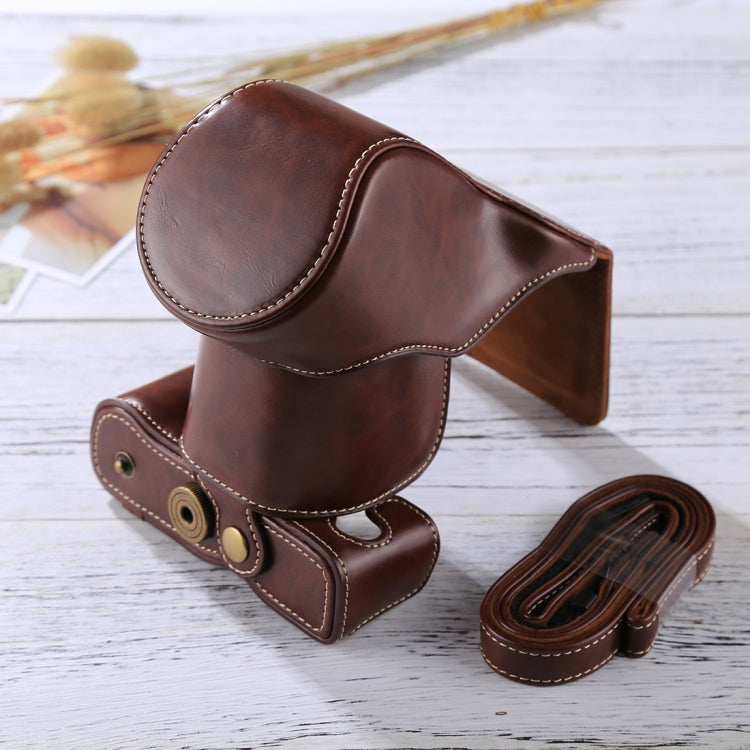 Funda de cuero PU para cámara de cuerpo completo con correa para FUJIFILM X-A3 / X-A2/ X-M1 / X-A10 (lente de 16-50 mm / 18-55 mm / XF 35 mm), For FUJI X-A3