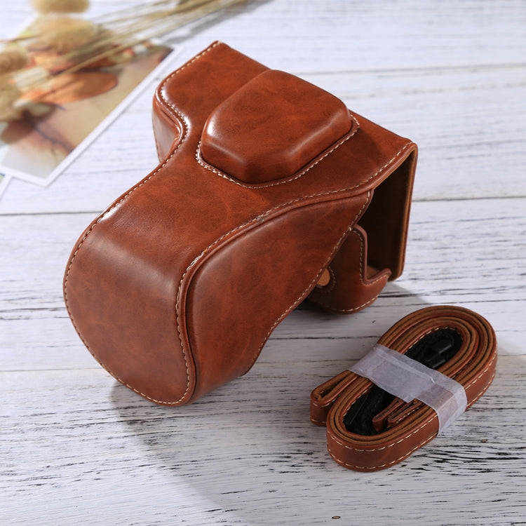 Funda de cuero PU para cámara de cuerpo completo con correa para FUJIFILM XT10 / XT20 (lente de 16-50 mm / 18-55 mm), For FUJI XT10, For FUJI  XT10
