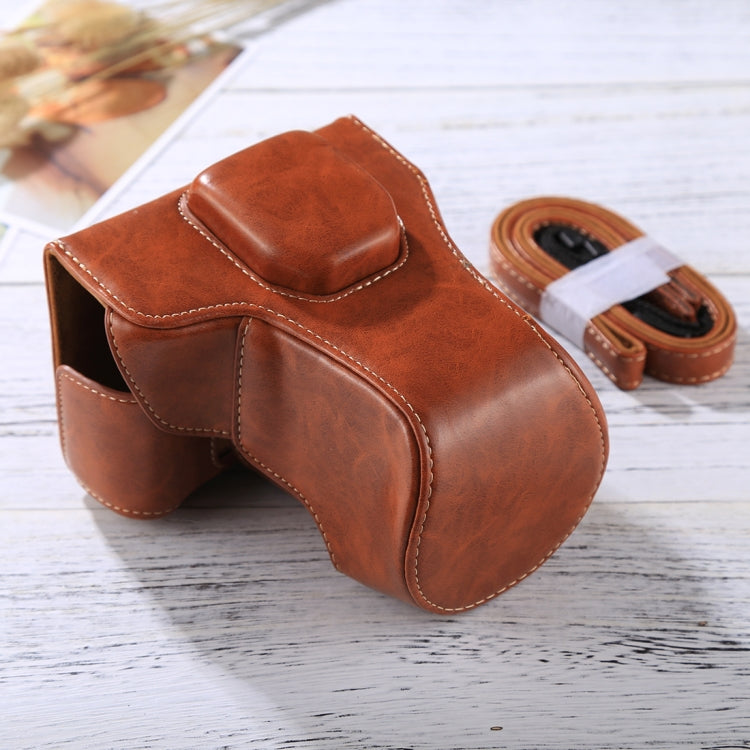 Funda de cuero PU para cámara de cuerpo completo con correa para FUJIFILM XT10 / XT20 (lente de 16-50 mm / 18-55 mm), For FUJI XT10, For FUJI  XT10
