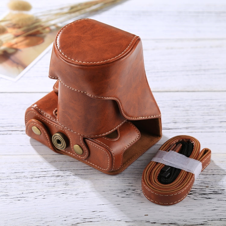 Funda de cuero PU para cámara de cuerpo completo con correa para FUJIFILM XT10 / XT20 (lente de 16-50 mm / 18-55 mm), For FUJI XT10, For FUJI  XT10