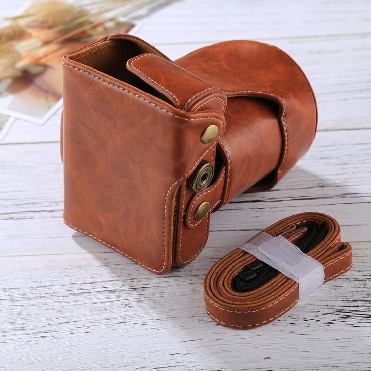 Funda de cuero PU para cámara de cuerpo completo con correa para FUJIFILM XT10 / XT20 (lente de 16-50 mm / 18-55 mm), For FUJI XT10, For FUJI  XT10