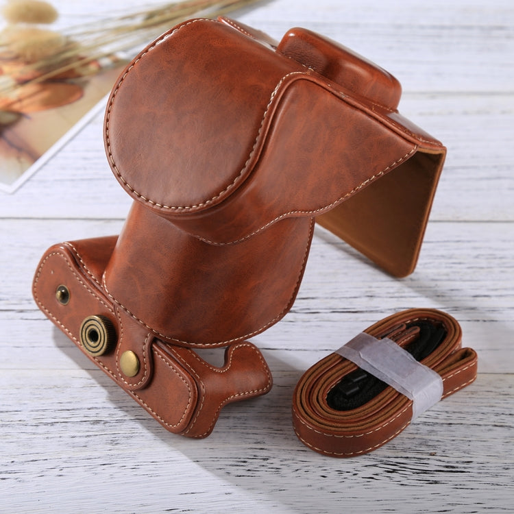 Funda de cuero PU para cámara de cuerpo completo con correa para FUJIFILM XT10 / XT20 (lente de 16-50 mm / 18-55 mm), For FUJI XT10, For FUJI  XT10