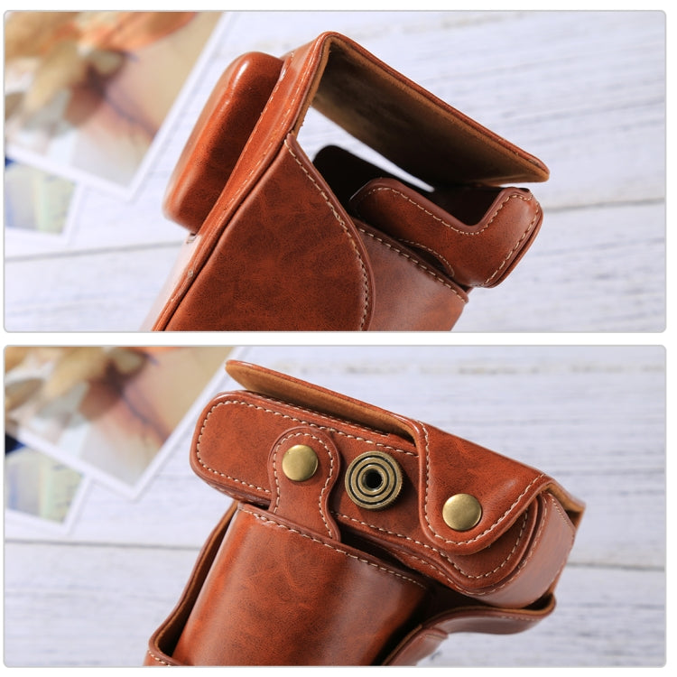Funda de cuero PU para cámara de cuerpo completo con correa para FUJIFILM XT10 / XT20 (lente de 16-50 mm / 18-55 mm), For FUJI XT10, For FUJI  XT10
