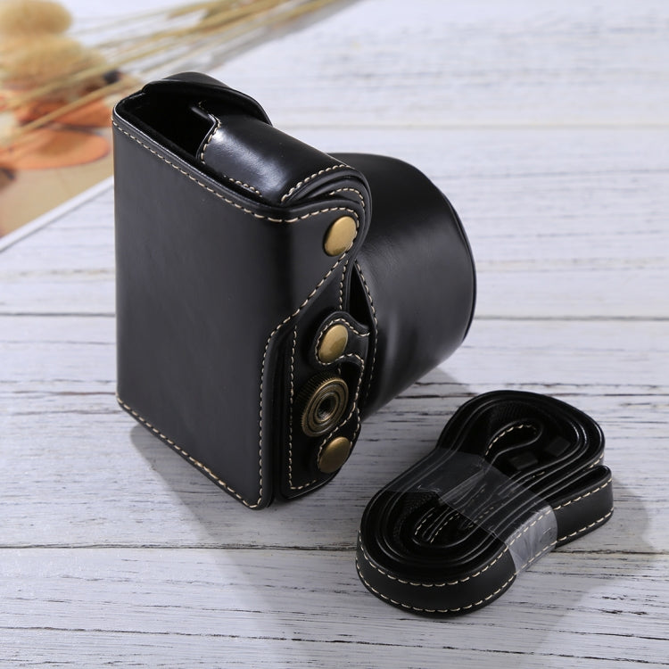 Funda de cuero PU para cámara de cuerpo completo con correa para Sony A5100 / A5000 / NEX-3N (lente de 16-50 mm / 40,5 mm), For Sony A5000, For A5100