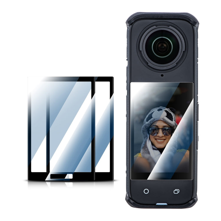 Para Insta360 X4 STARTRC 2 piezas HD película de vidrio templado, For Insta360 X4