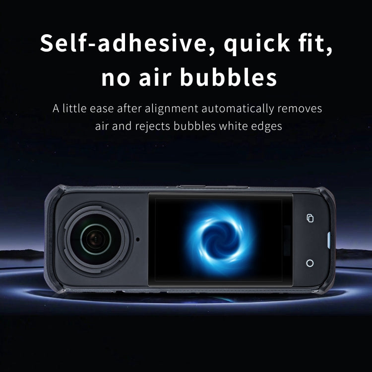 Para Insta360 X4 STARTRC 2 piezas HD película de vidrio templado, For Insta360 X4
