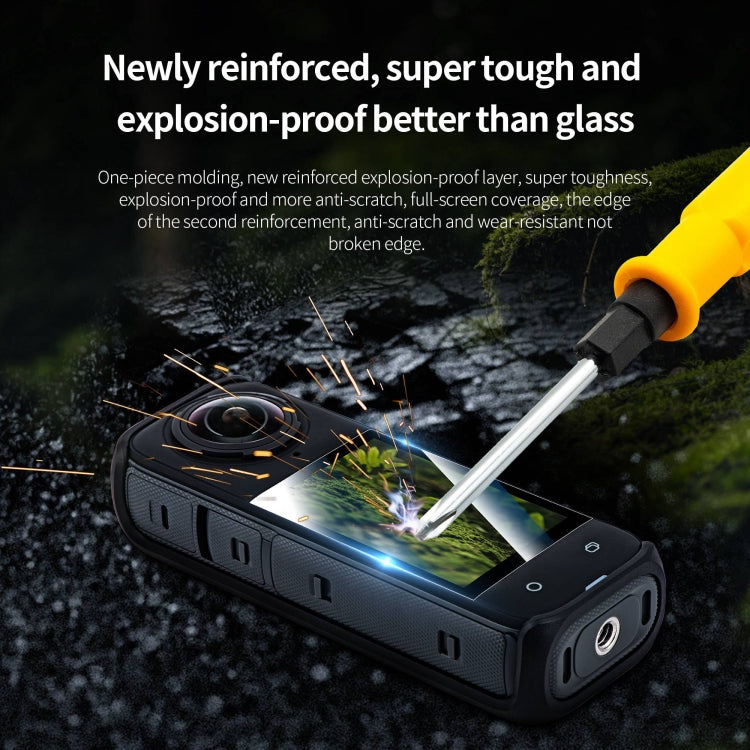 Para Insta360 X4 STARTRC 2 piezas HD película de vidrio templado, For Insta360 X4