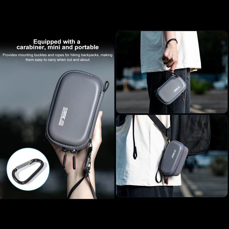 Funda de transporte para cámara Insta360 X4 STARTRC con mosquetón y correa, For Insta360 X5 / X4