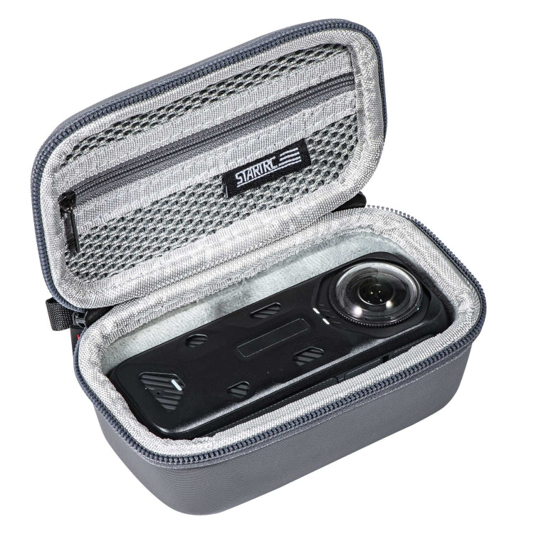 Funda de transporte para cámara Insta360 X4 STARTRC con mosquetón y correa, For Insta360 X5 / X4