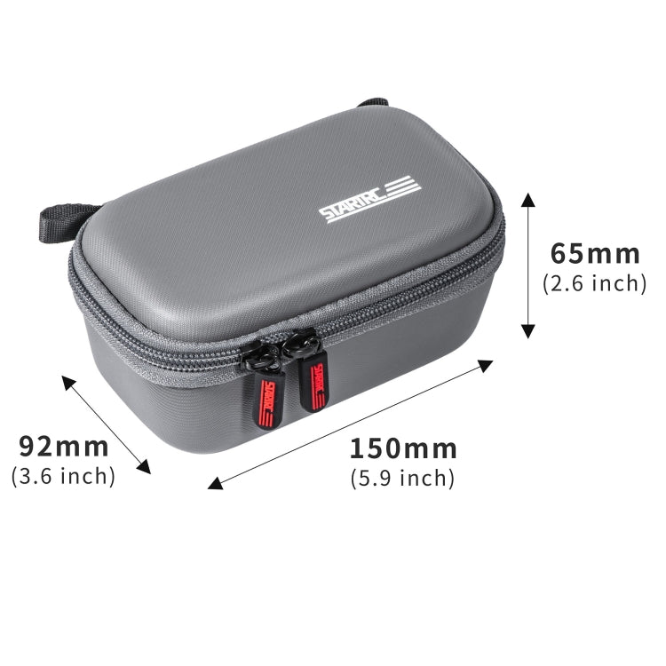 Funda de transporte para cámara Insta360 X4 STARTRC con mosquetón y correa, For Insta360 X5 / X4