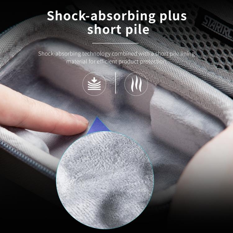 Funda de transporte para cámara Insta360 X4 STARTRC con mosquetón y correa, For Insta360 X5 / X4