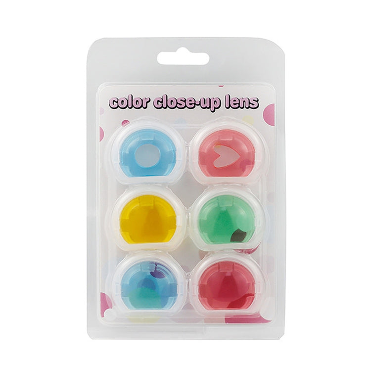 6 PCS / Set Filtro de cámara Jelly Six Colors para Fujifilm Instax mini 11, 6-in-1 For FUJIFILM instax mini 11