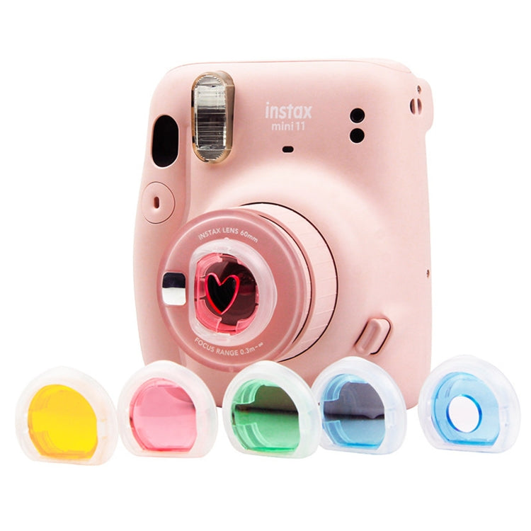 6 PCS / Set Filtro de cámara Jelly Six Colors para Fujifilm Instax mini 11, 6-in-1 For FUJIFILM instax mini 11