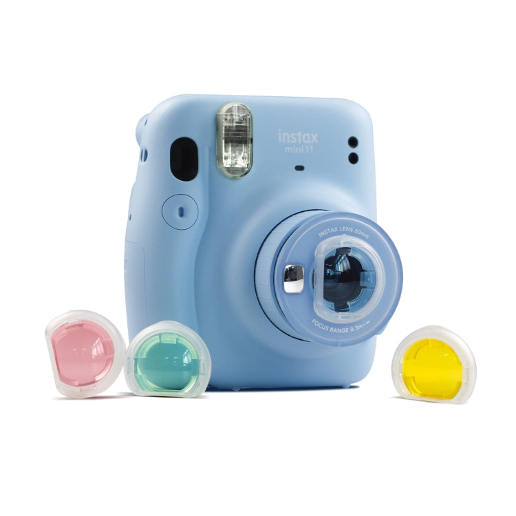 4 PCS / Set Jelly Filtro de cámara de cuatro colores para Fujifilm Instax mini 11, 4-in-1 For FUJIFILM instax mini 11